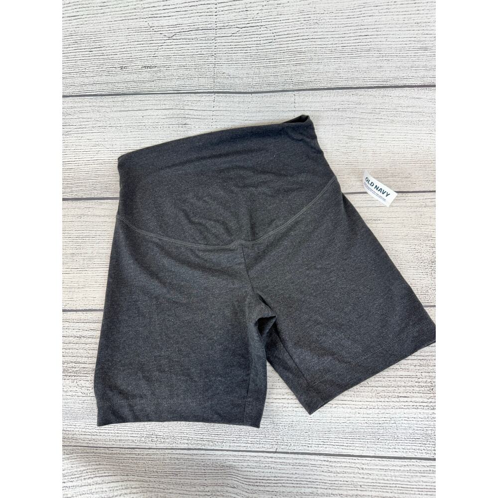 Old Navy Maternity Gray Soft Bike Shorts Size Small
